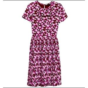 Banana Republic Floral Pleated Mini Dress